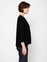 Cashmere Pullover Sweater - Black