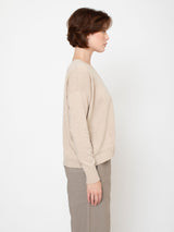 Cashmere Pullover with Pockets - Oat