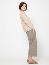 Cashmere Pullover with Pockets - Oat