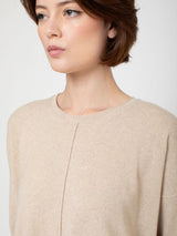 Cashmere Pullover with Pockets - Oat