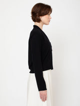 Cashmere and Silk Cardigan - Black