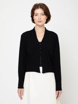 Cashmere and Silk Cardigan - Black
