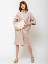 Clare V. - Grande Fanny - Woven Checker - Cream - Verdalina