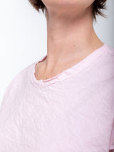 Cotton Wrinkled Blouse - Rosa