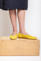 Casa Isota - Dafne Suede Flats - Verdalina