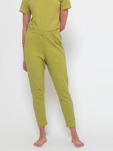 Domi Sleepwear - Organic Cotton Knit Joggers - Verdalina