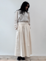 Elsa Esturgie - Ovale Cotton Skirt - Verdalina