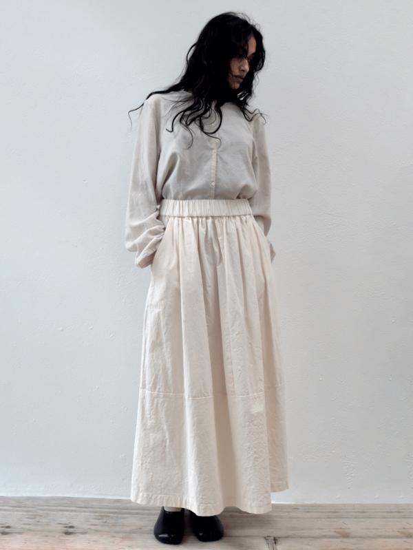Elsa Esturgie - Ovale Cotton Skirt - Verdalina