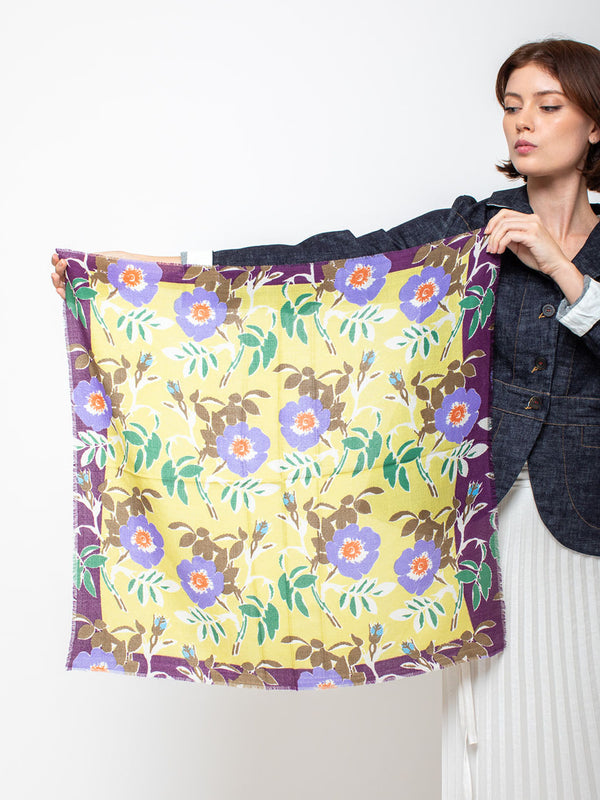 Epice - Square Floral Bandana - Verdalina