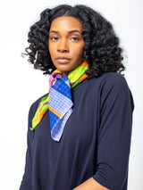 Epice - Stripe Square Bandana - Verdalina