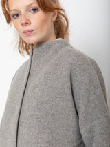 Evam Eva - Wool Tweed Short Coat - Mocha - Verdalina