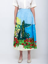 Mii Collections - Eze Embroidered Skirt - Multicolor - Verdalina