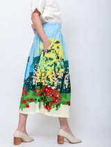 Mii Collections - Eze Embroidered Skirt - Multicolor - Verdalina