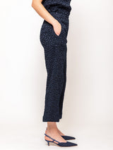 Odeeh - Fil Coupe Pants - Navy Dots - Verdalina