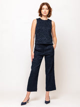 Odeeh - Fil Coupe Pants - Navy Dots - Verdalina