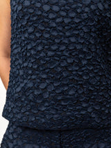 Fil Coupe Top - Navy Dots