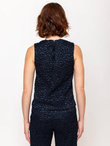 Fil Coupe Top - Navy Dots