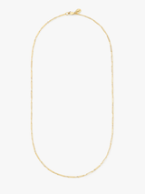 Clare V. - Fine Paperclip Charm Chain - Vintage Gold - 24" - Verdalina