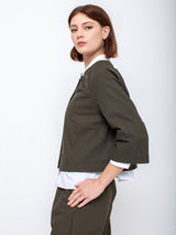 Gallego Desportes - Juliette Jacket - Green Cotton - Verdalina