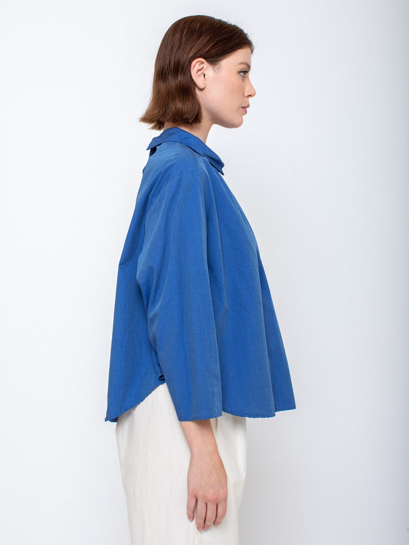 Gallego Desportes - Long Sleeve Button Back Shirt - Verdalina