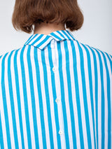 Gallego Desportes - Sleeveless Button Back Cotton Shirt - Verdalina