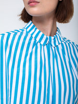 Gallego Desportes - Sleeveless Button Back Cotton Shirt - Verdalina