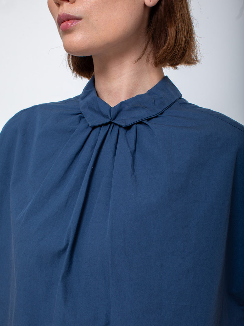 Gallego Desportes - Sleeveless Button Back Cotton Shirt - Verdalina