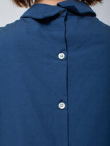 Gallego Desportes - Sleeveless Button Back Cotton Shirt - Verdalina