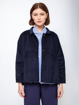 Gallego Desportes - Sunset Corduroy Jacket - Navy - Verdalina
