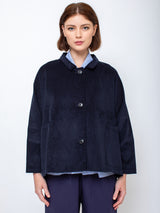 Gallego Desportes - Sunset Corduroy Jacket - Navy - Verdalina