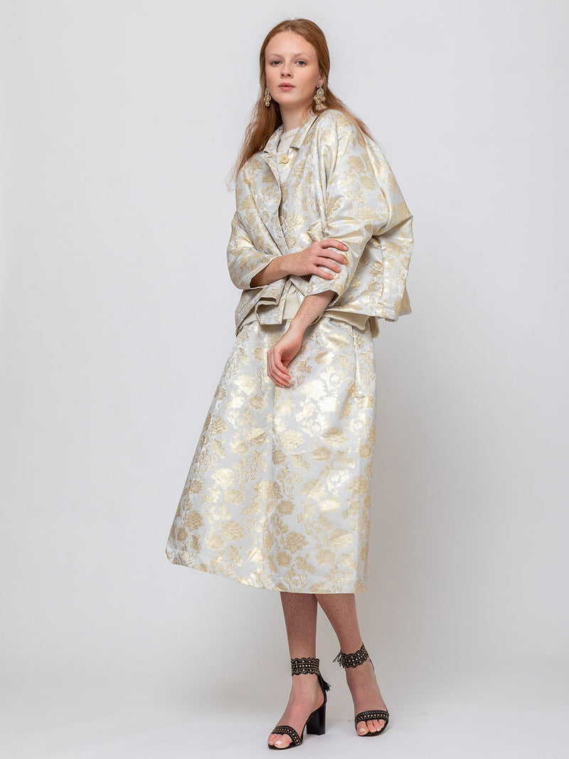 Gallego Desportes - Princesse Skirt - Gold Brocade - Verdalina