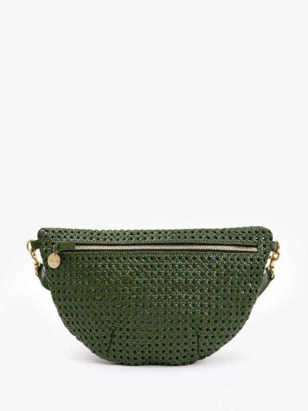 Clare V. - Grande Fanny - Army Rattan - Verdalina