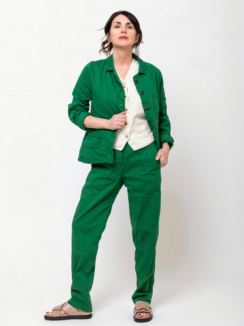 Hannoh Wessel - Prima Gabardine Pants - Grass - Verdalina