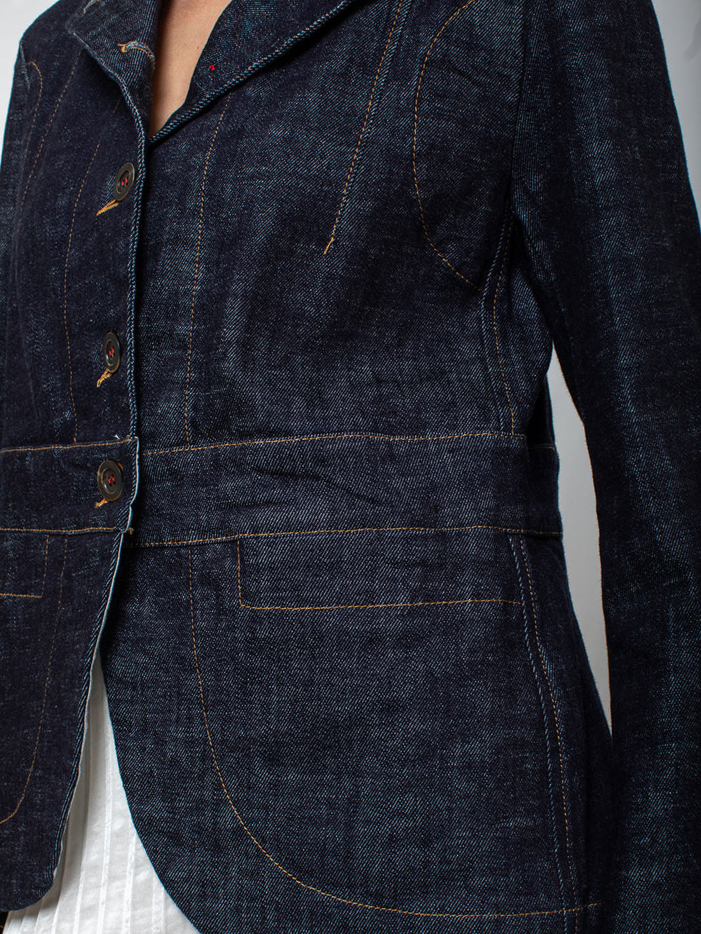 Hannoh Wessel | Vlinda Washed Denim Jacket - Indigo | Verdalina