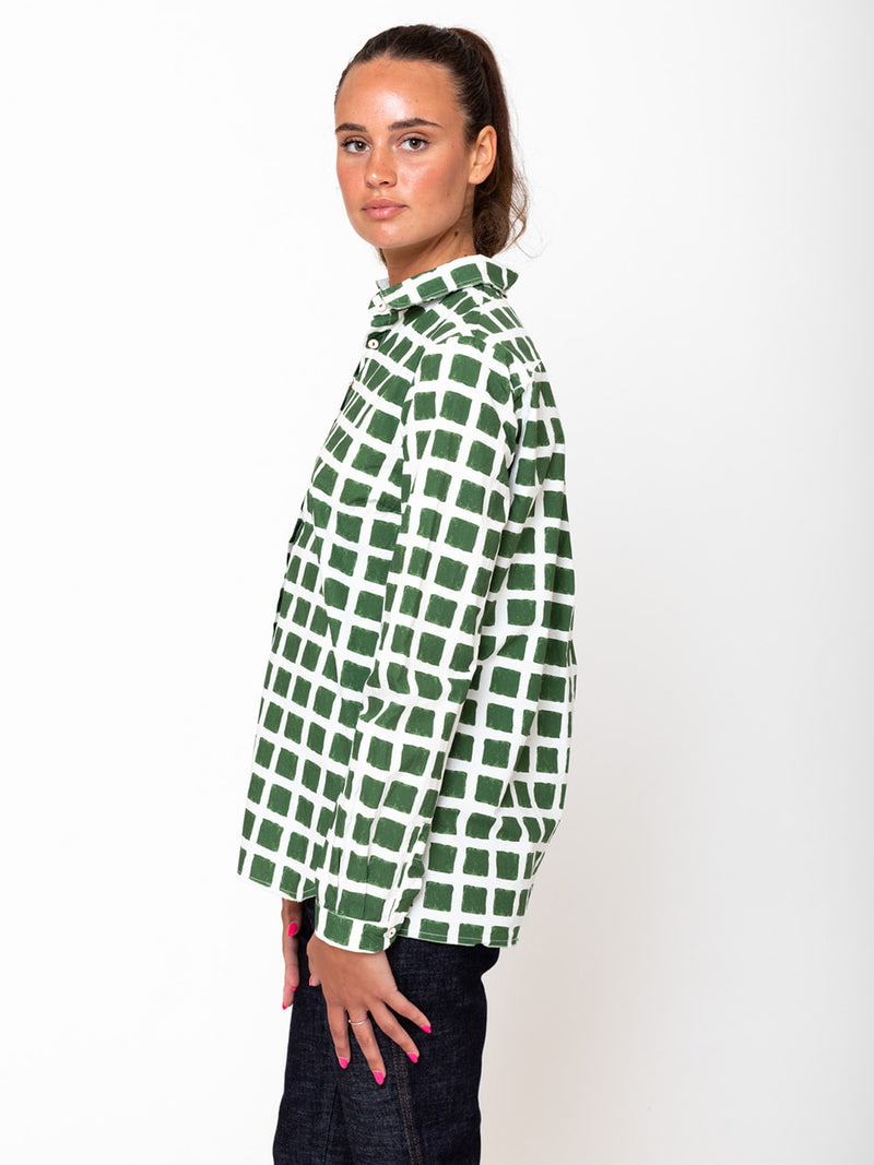 Hannoh Wessel - Chinzia Shirt - Green Checks - Verdalina