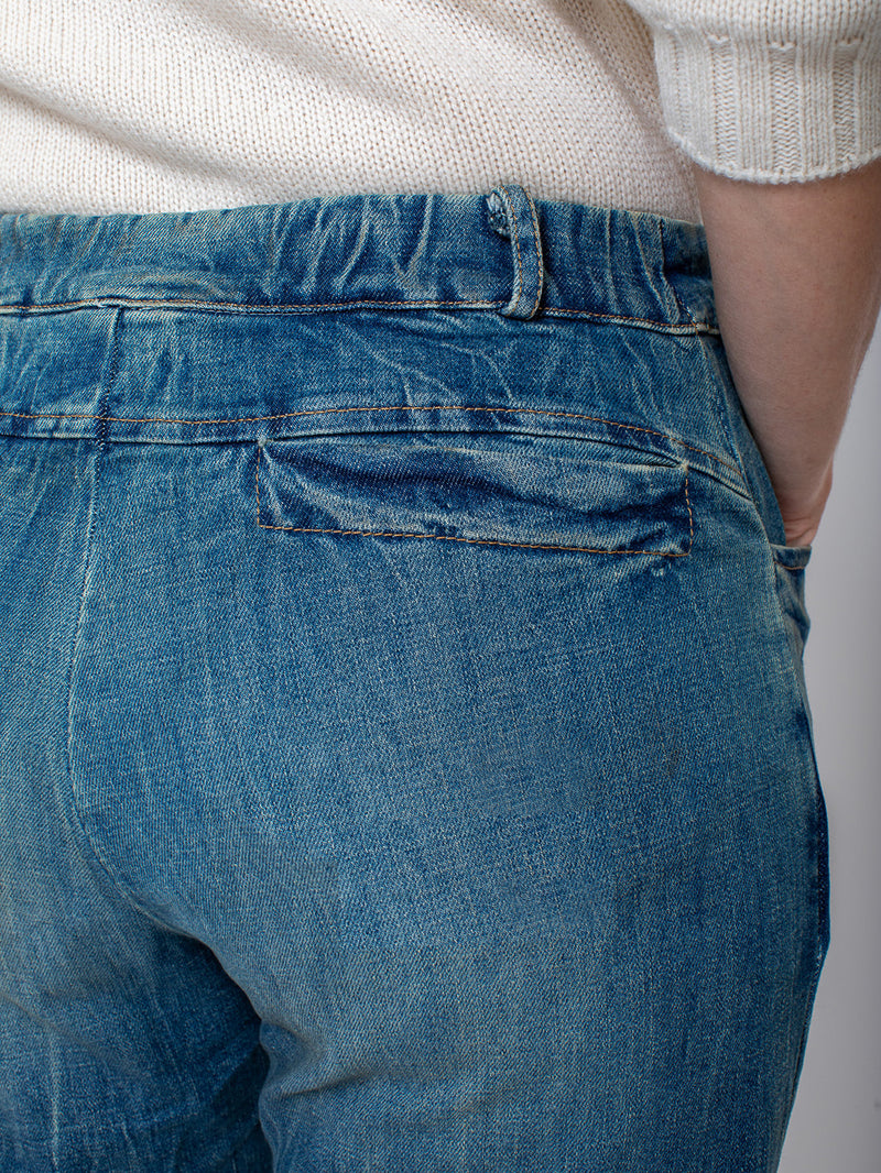 Hannoh Wessel - Prunella Denim Pants - Stoned - Verdalina