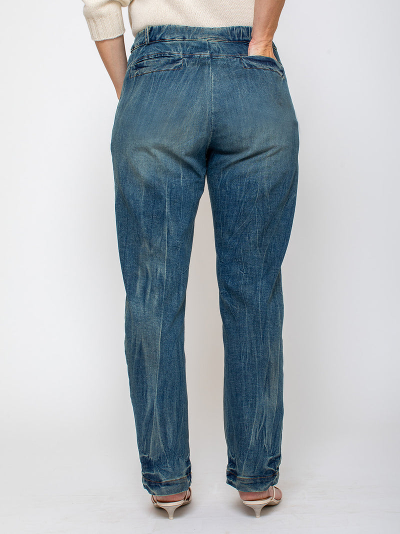 Hannoh Wessel - Prunella Denim Pants - Stoned - Verdalina