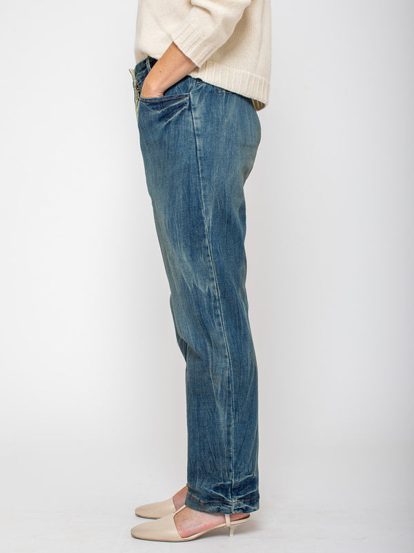 Hannoh Wessel - Prunella Denim Pants - Stoned - Verdalina