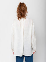 Ichi Antiquites - French Linen Shirt - White - Verdalina
