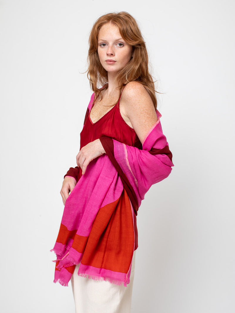 Inoui Editions - Amour Scarf - Rose - Verdalina