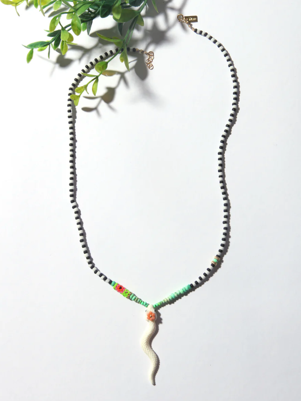 Iwona Ludyga Design - Garden Necklace - Snake - Verdalina