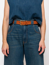 Neri Firenze - Jason Leather Belt - Camel - Verdalina