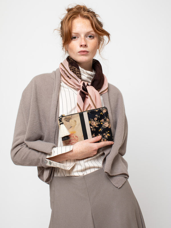 Small Pouch - Army Floral