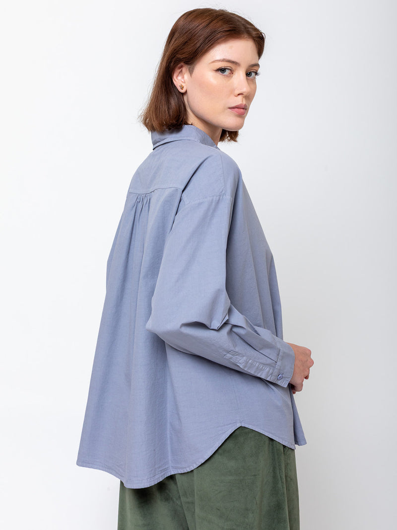 Eolia Button Front Shirt - River