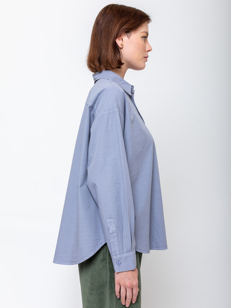 Eolia Button Front Shirt - River