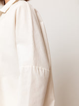 Camicia Tina Needlecord Top - Winter White