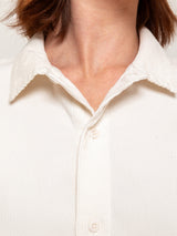 Camicia Tina Needlecord Top - Winter White