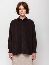 Camicia Quadra Top - Cacao