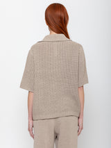 Lauren Manoogian - Rack Polo Top - Sisal - Verdalina