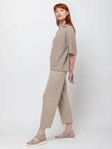 Lauren Manoogian - Rack Polo Top - Sisal - Verdalina